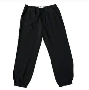 Anthropologie Cloth & Stone Women Jogger Pant Drawstring High Rise Black Size XS